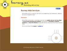 Tablet Screenshot of burney.ws